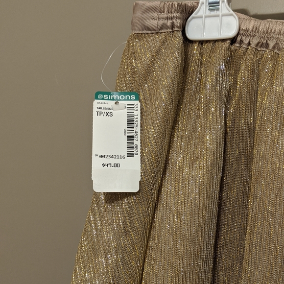 NWT Twik Gold Skirt NWT - Picture 5 of 5